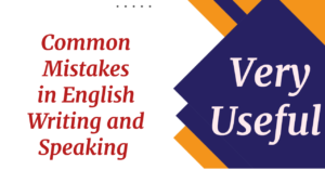 common mistakes in English writing 